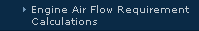 Engine Air Flow Requirement Calculations