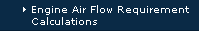 Engine Air Flow Requirement Calculations