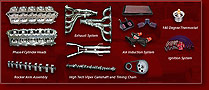 Viper Performance Enhancement Systems - Viper Cylinder Heads, Viper Rocker Arm Assembly, Exhaust System, Air Induction System, Thermostat, Ignition System