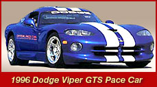 1996 Dodge Viper GTS Pace Car