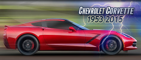 Chevrolet Corvette 1953 to 2014