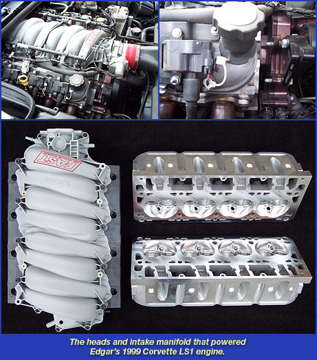 1999 Corvette LS1 Engine - Cylinder Heads, Intake Manifold