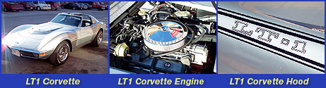 1970 LT1 Corvette and LT1 Corvette Engine
